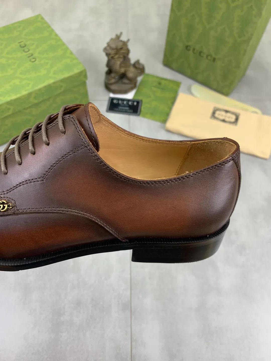 Men's men's shoes 💰P560 [New style] Water dyed cowhide 💰💎💎💎 [Gucci] GUCCI high-end men's formal business leather shoes, original order 1:1! Original imported high-end open-edge beaded calfskin, original metal buckle, imported first-layer cowhide lining for feet. Original outsole, men's shoe size: 39-44 (45 customized) 3️⃣ colors available
